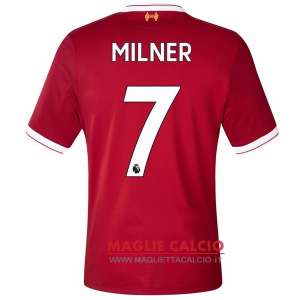nuova maglietta liverpool 2017-2018 milner 7 prima